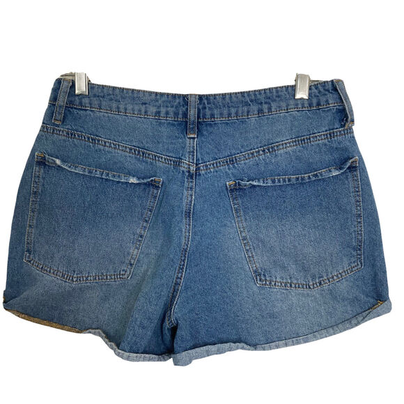 Empyre Shorts Melanie Womens Juniors 9 Denim Medium Wash - Picture 2 of 9